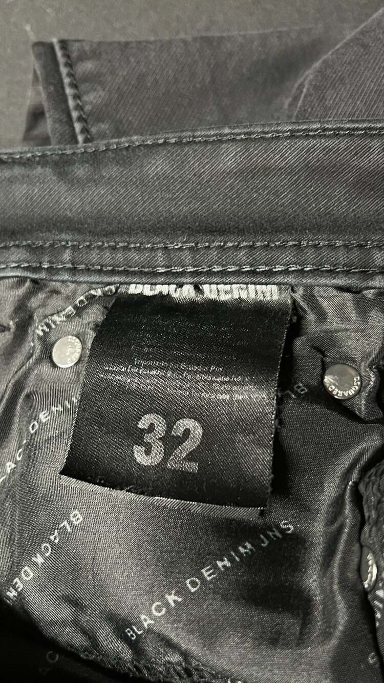 DSquared2 Authentic Denim Black Jeans - Picture 7 of 9